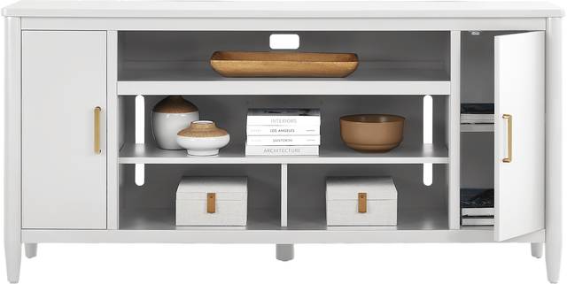 Modern Villa White 72 in. Console - Thumbnail - Image 3