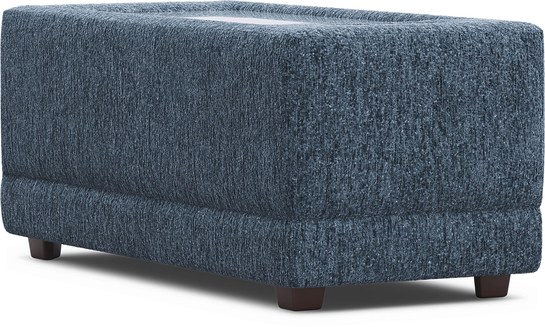 Drew & Jonathan Modularfour Navy Blue Chenille Fabric 4pc With