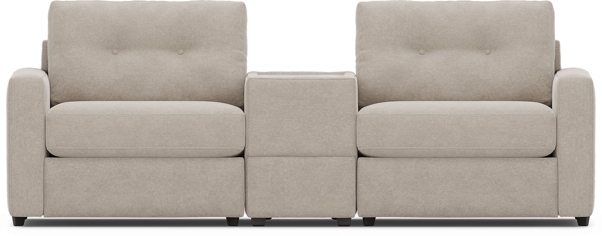 Beige 3 Pc ModularOne with Media Console - Image 3