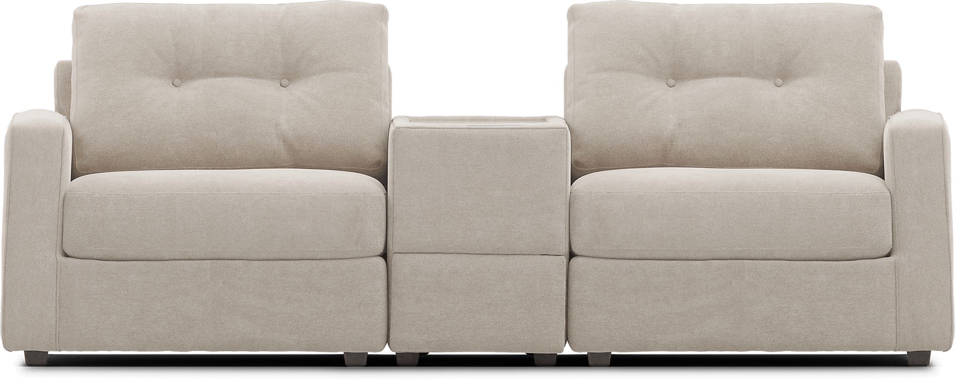 Beige 3 Pc ModularOne with Media Console - Image 3