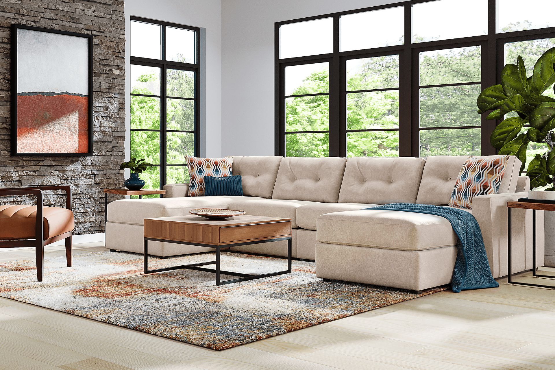 Beige 4 Pc ModularOne - Image 2
