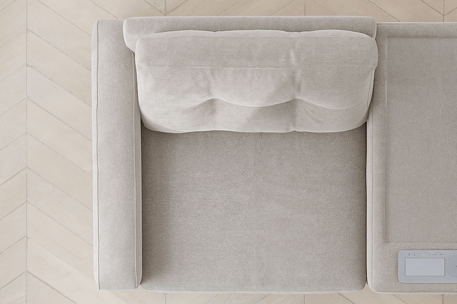 ModularOne Gel Foam Sleeper Sectional with Media Consoles - Thumbnail 4