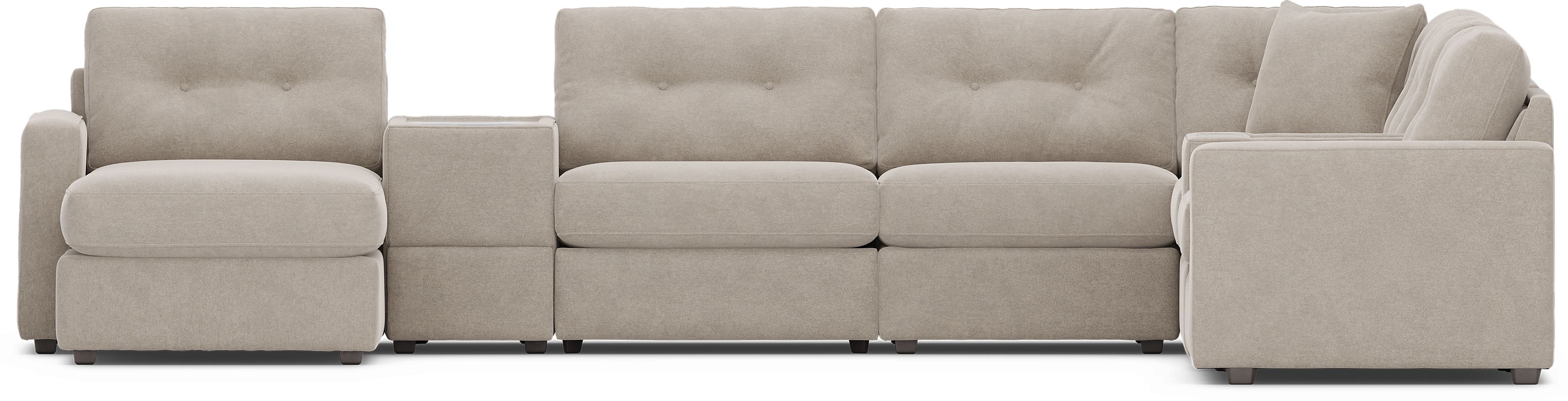 ModularOne 8 Pc Sectional with Media Consoles - Thumbnail 3