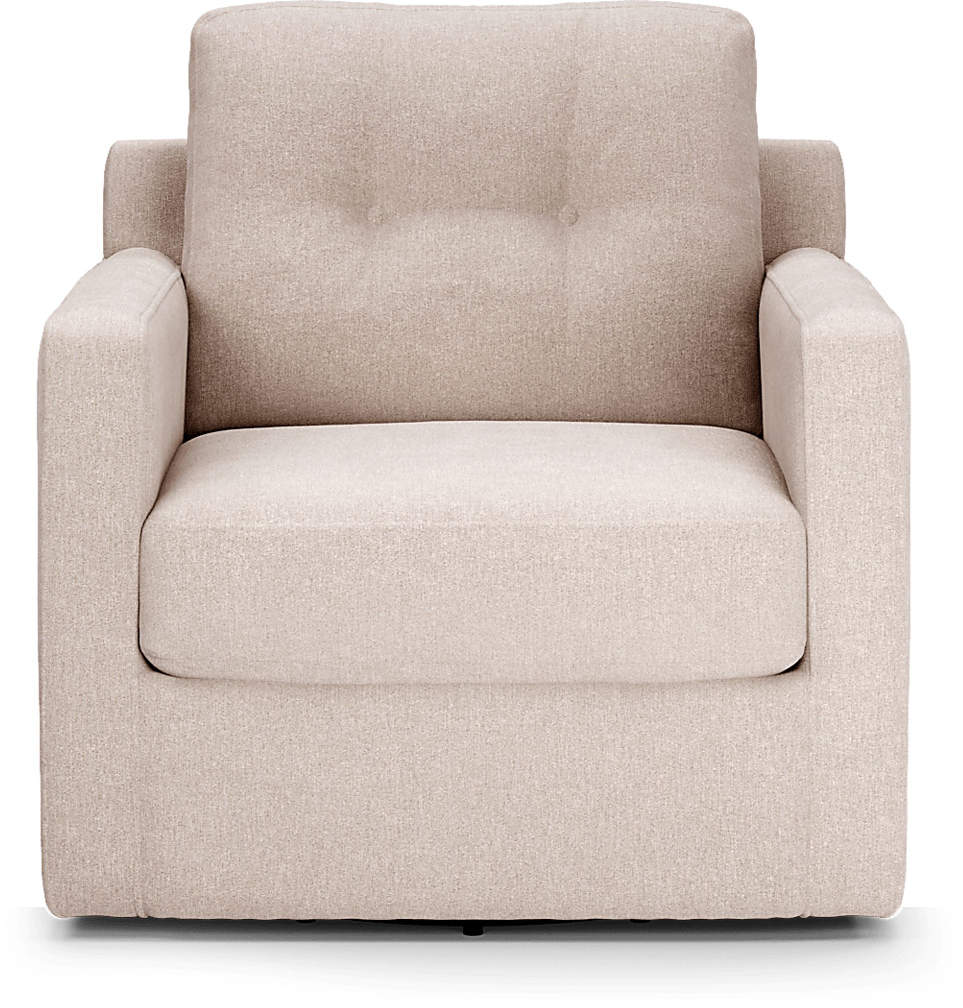 ModularOne Beige Swivel Accent Chair - Image 2