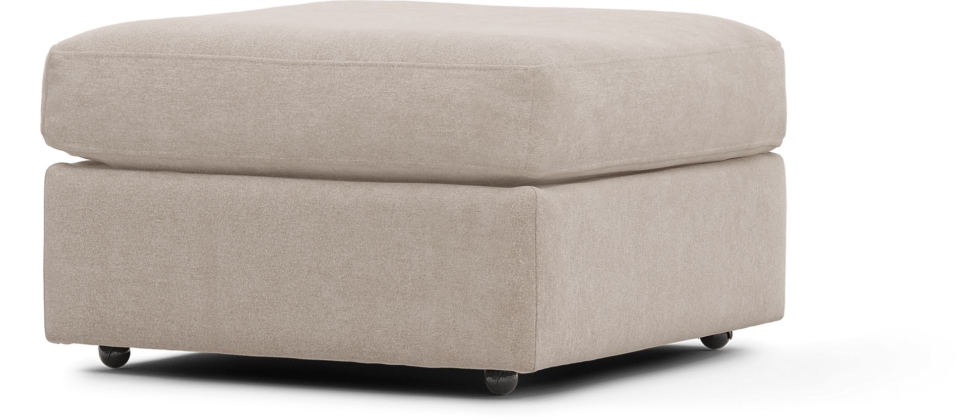 ModularOne Beige Bumper Ottoman - Image 3
