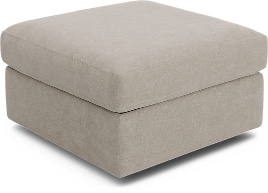 ModularOne Beige Storage Bumper Ottoman