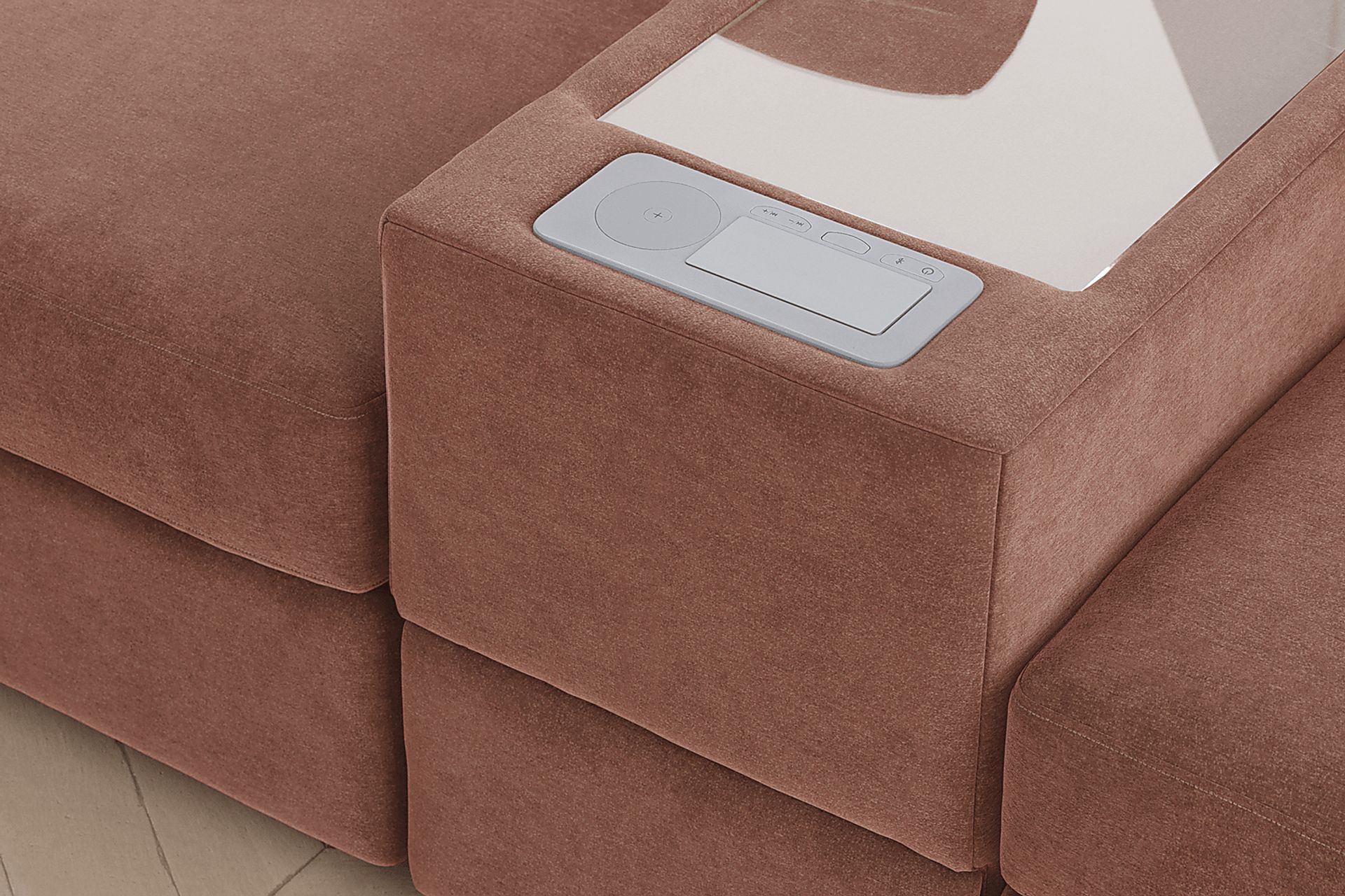 ModularOne Copper 6 Pc Sectional with Media Consoles - Image 7