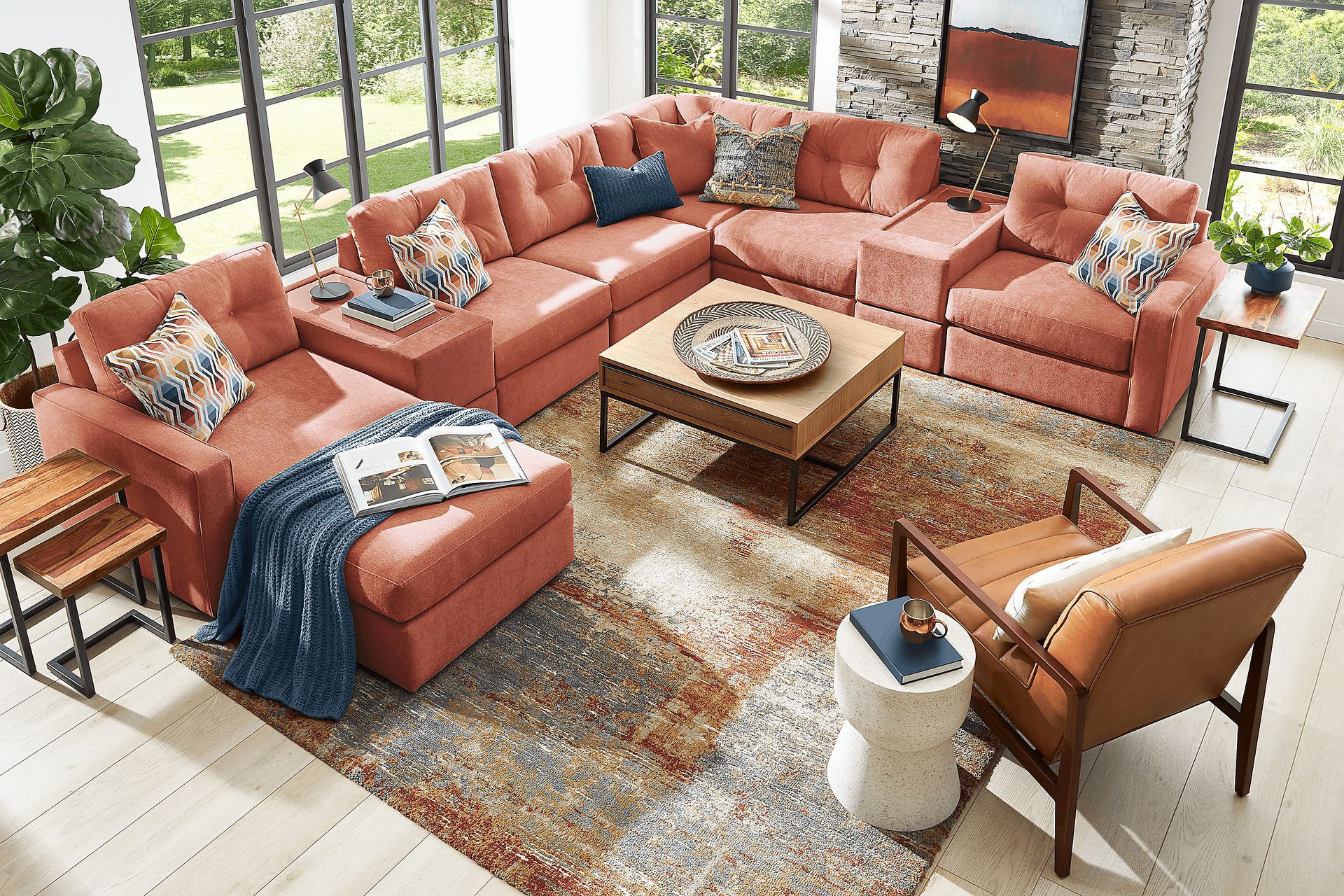 ModularOne Copper 8 Pc Sectional - Image 2
