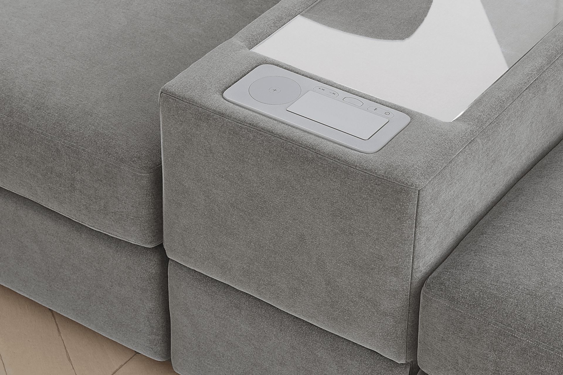 Gray 3 Pc ModularOne with Media Console - Image 10