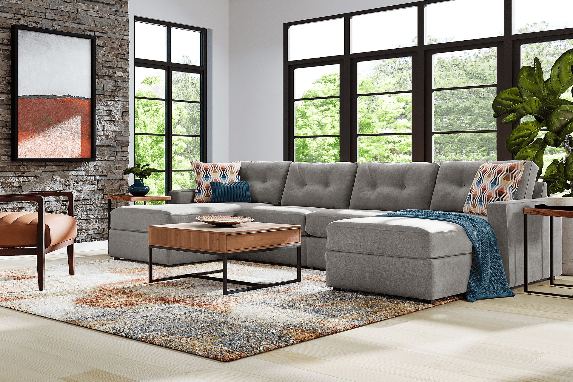 Gray 4 Pc ModularOne - Image 2