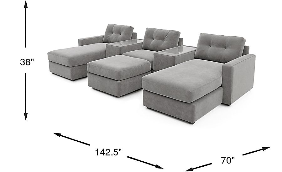 Gray 6 Pc ModularOne - Thumbnail 5