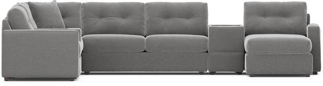 Gray 7 Pc ModularOne Sleeper with Media Consoles - Thumbnail - Image 3