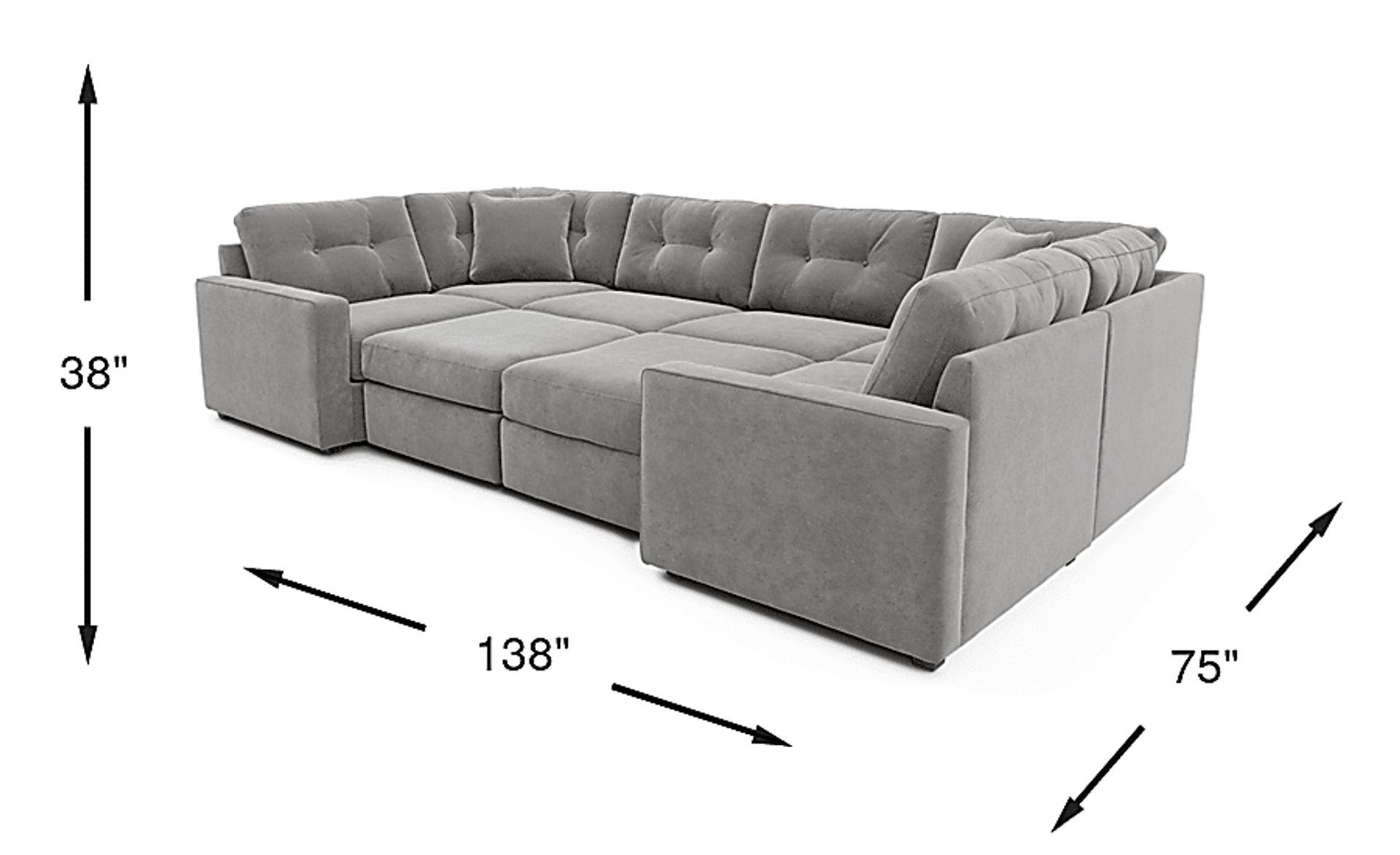 Dimension Image. Please refer to the Dimension Tab on this page for dimension details.