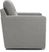 ModularOne Gray Swivel Accent Chair