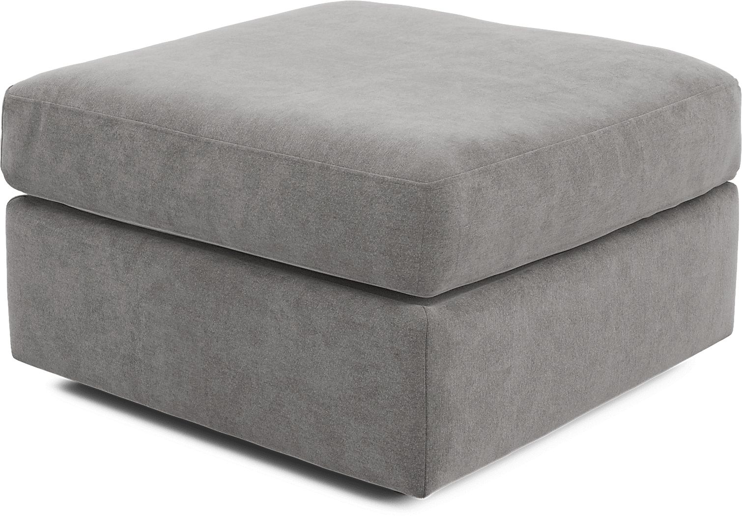 ModularOne Gray Bumper Ottoman