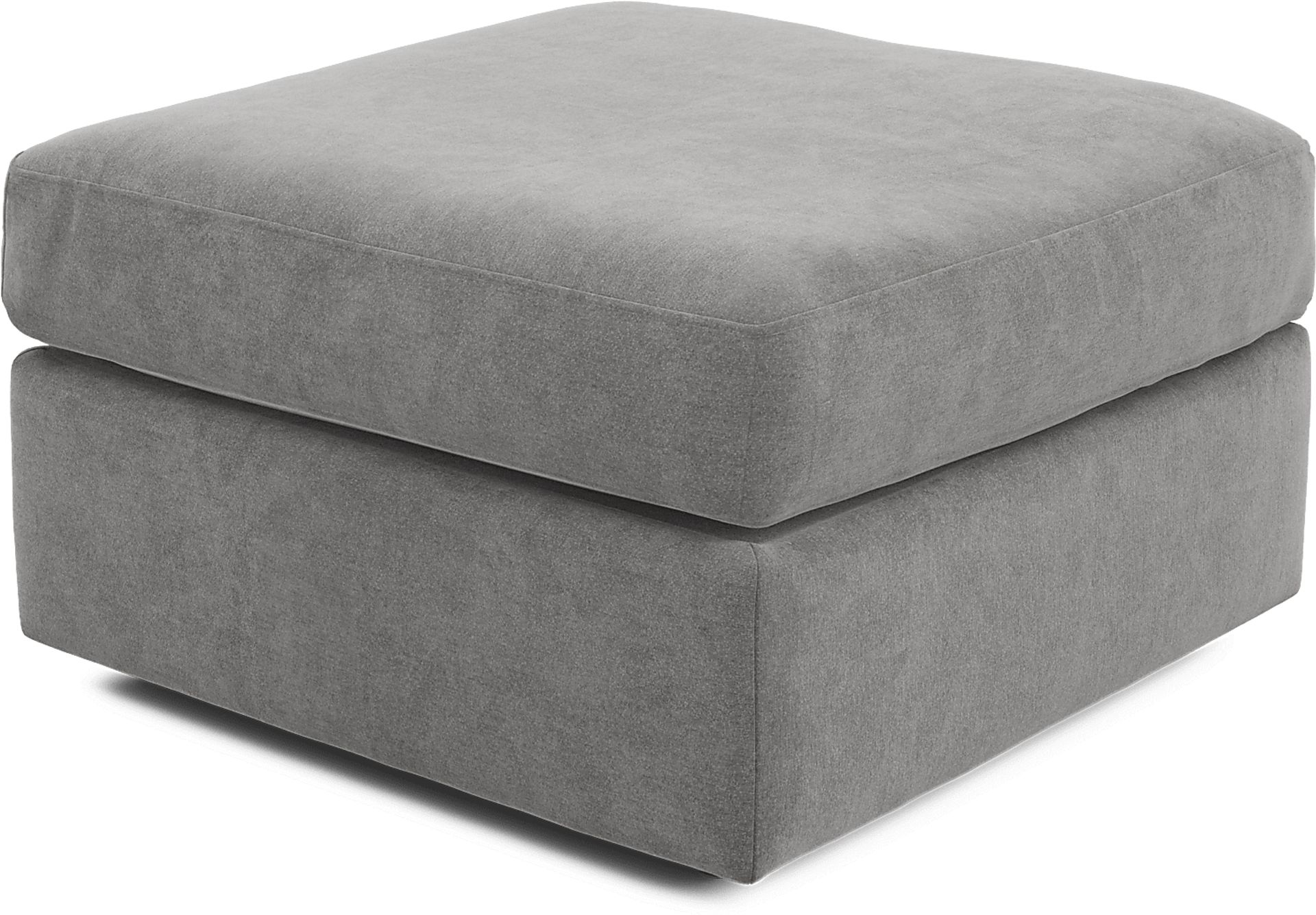 ModularOne Gray Bumper Ottoman - Image 1