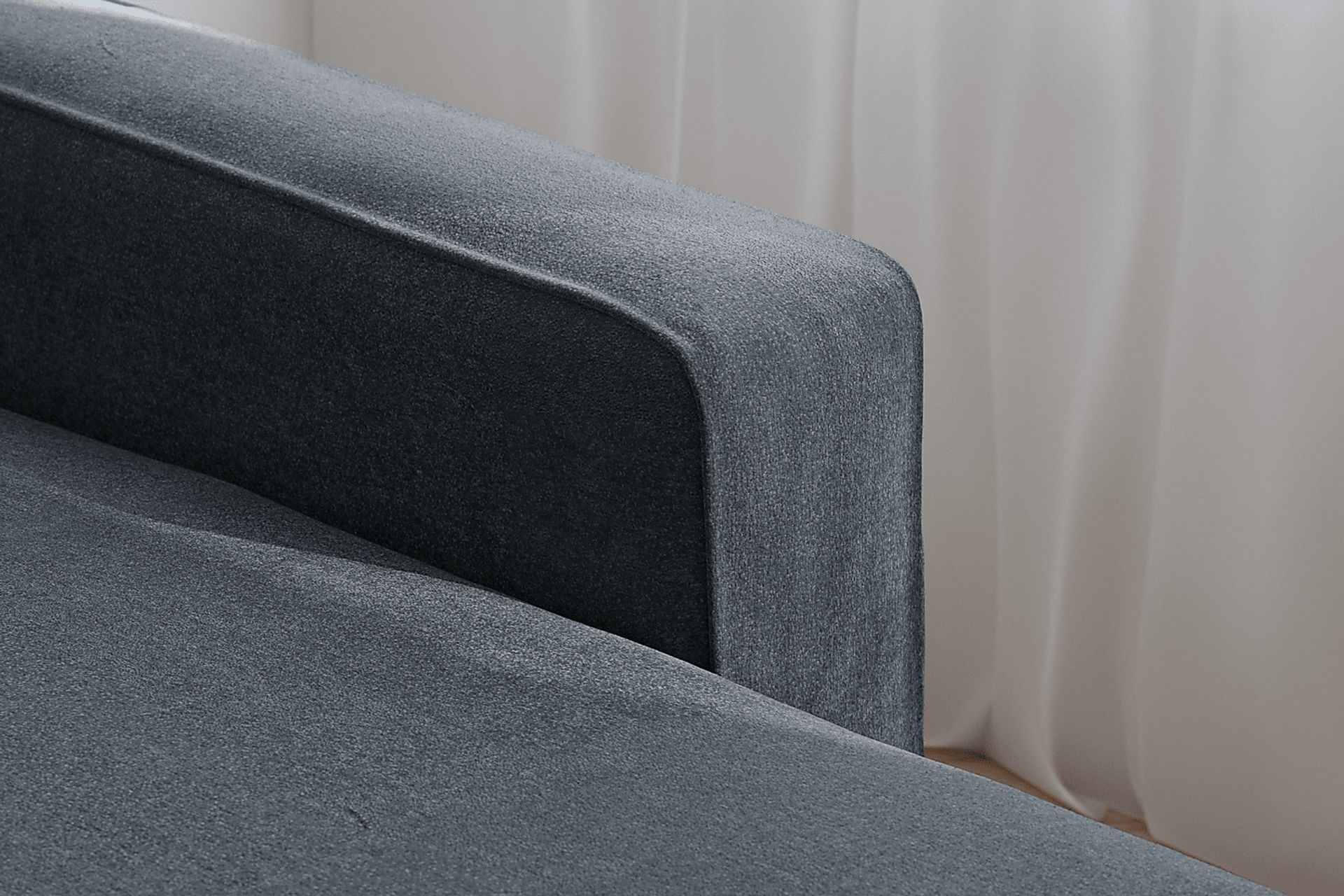 Indigo 7 Pc ModularOne Gel Foam Sleeper with Media Consoles - Image 6