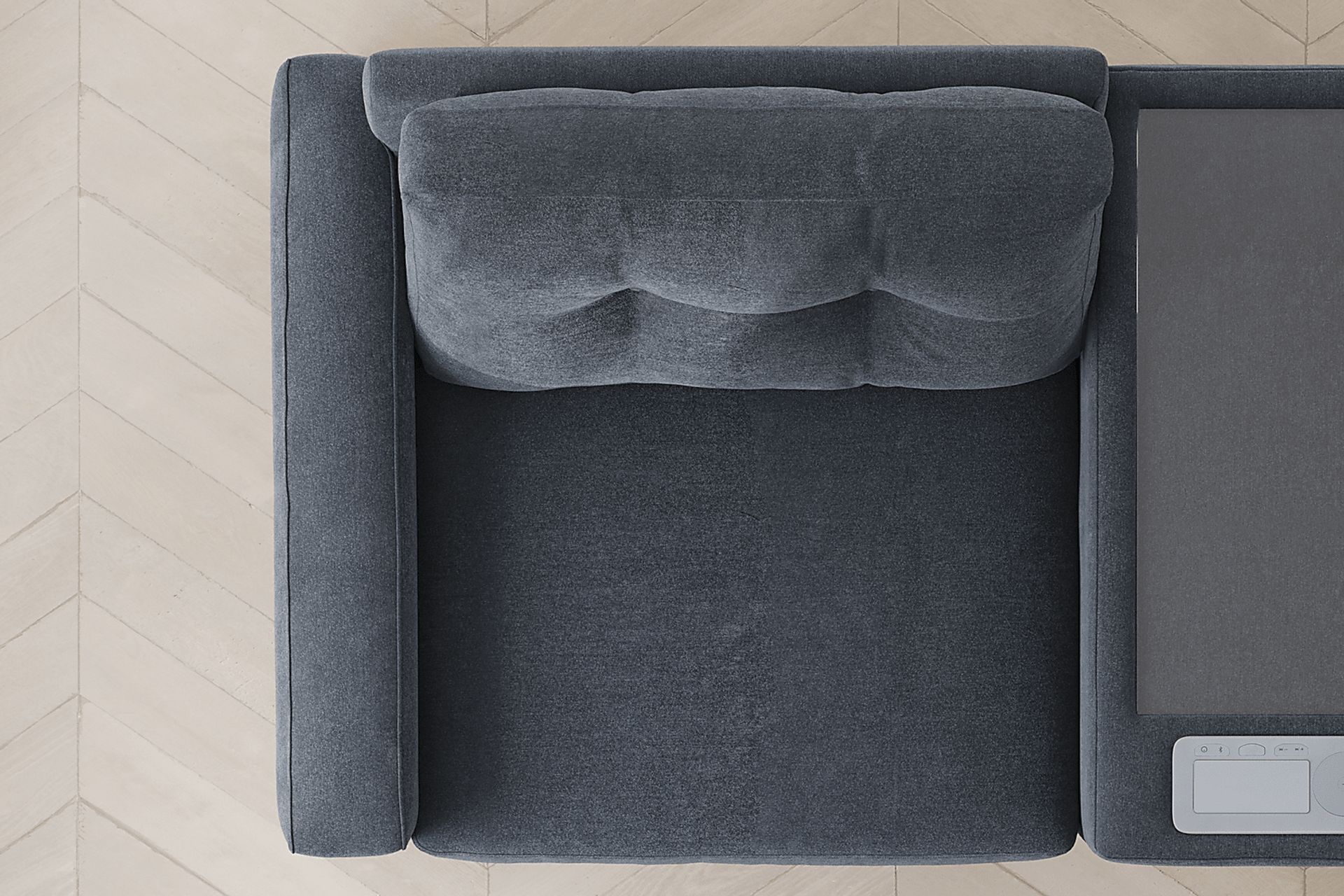 Indigo 7 Pc ModularOne Gel Foam Sleeper with Media Consoles - Image 8