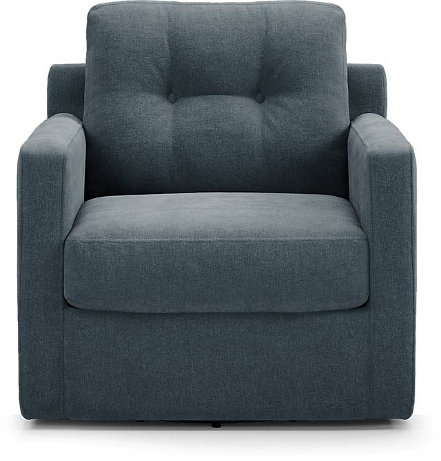 ModularOne Indigo Swivel Accent Chair - Thumbnail - Image 2