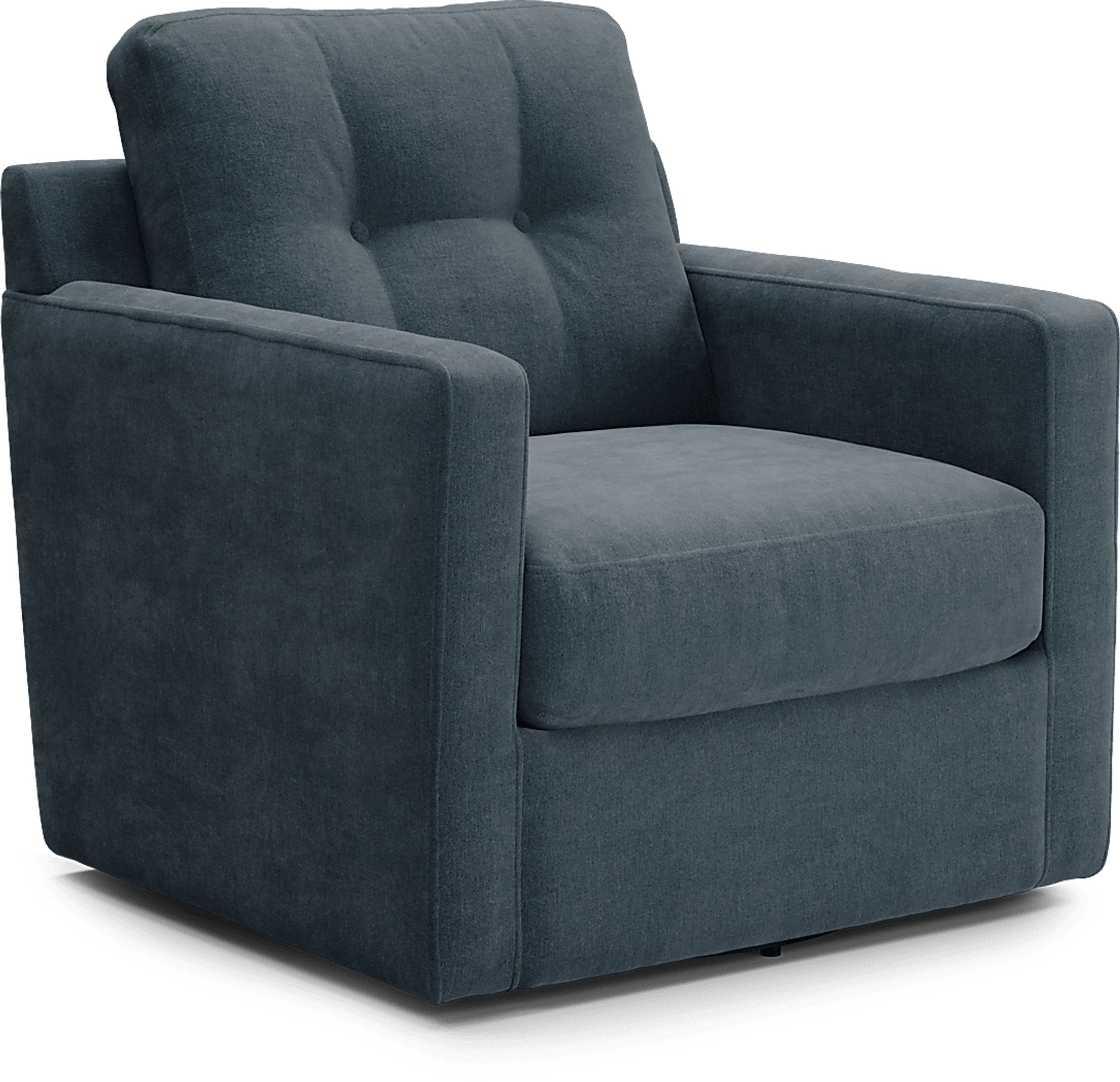 ModularOne Indigo Swivel Accent Chair - Image 1