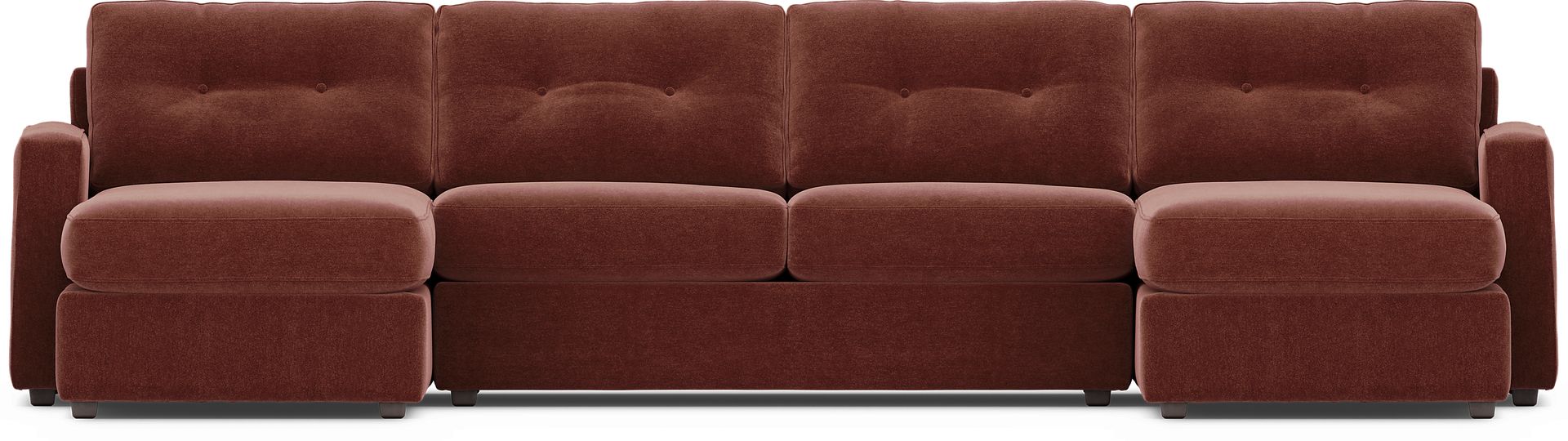 Merlot 3 Pc ModularOne Gel Foam Sleeper - Image 4