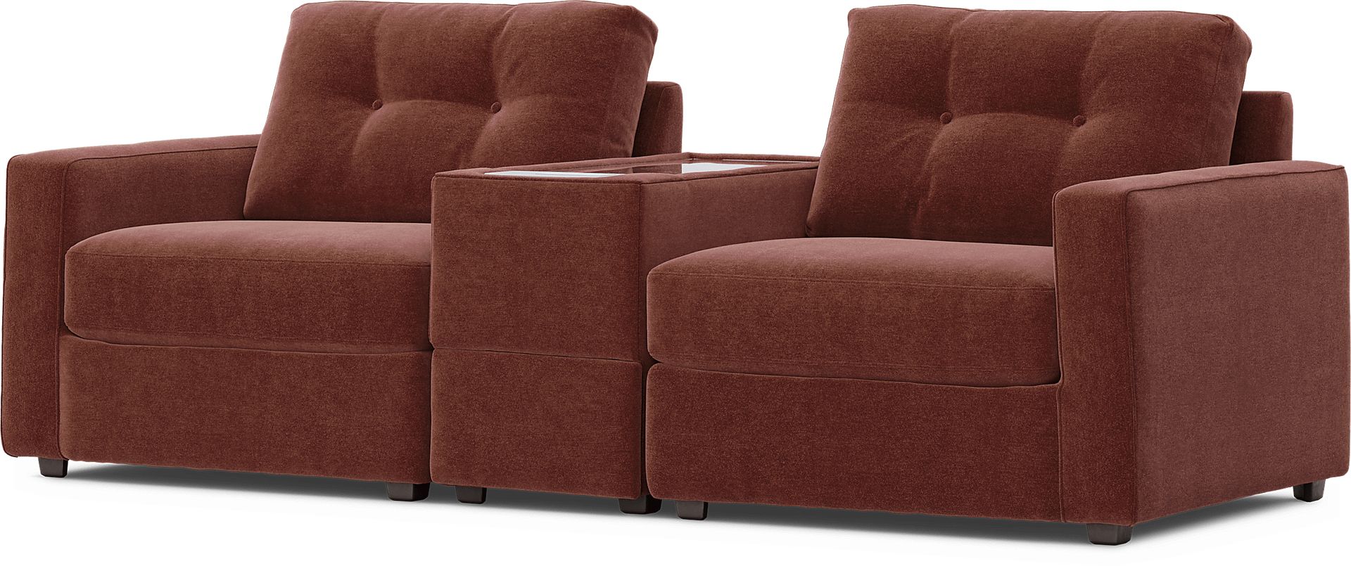 Merlot 3 Pc ModularOne with Media Console - Image 1