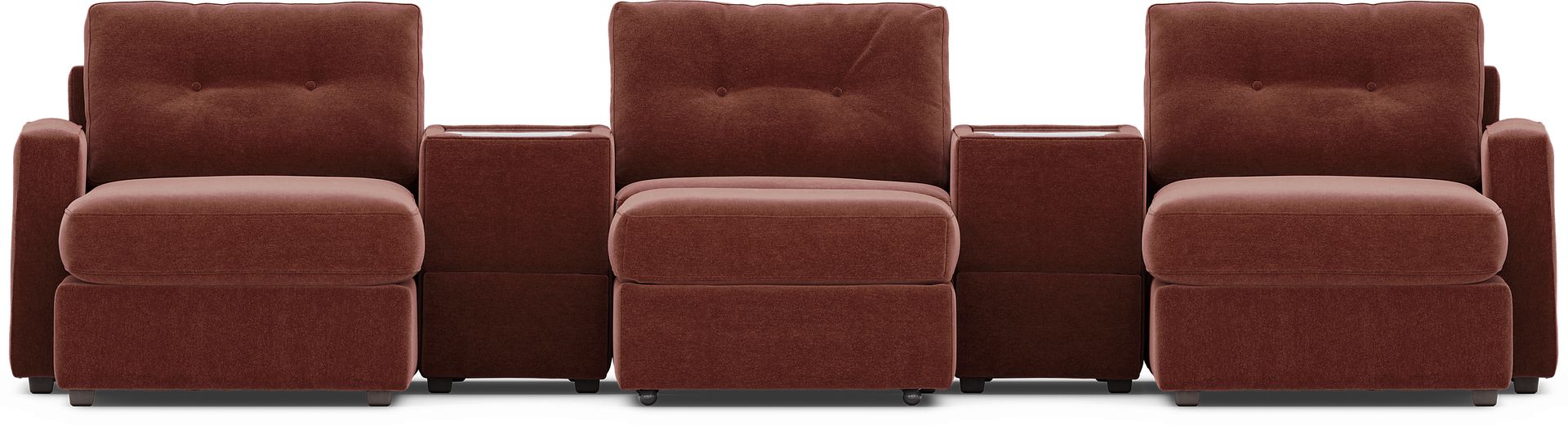 Merlot 6 Pc ModularOne with Media Consoles - Image 3