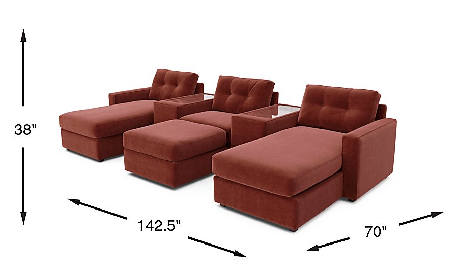 Merlot 6 Pc ModularOne - Thumbnail 4