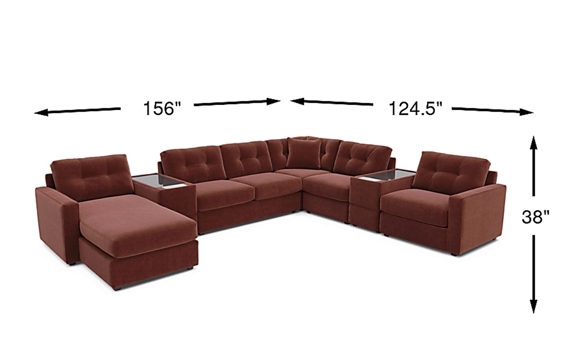 Dimension Image. Please refer to the Dimension Tab on this page for dimension details.