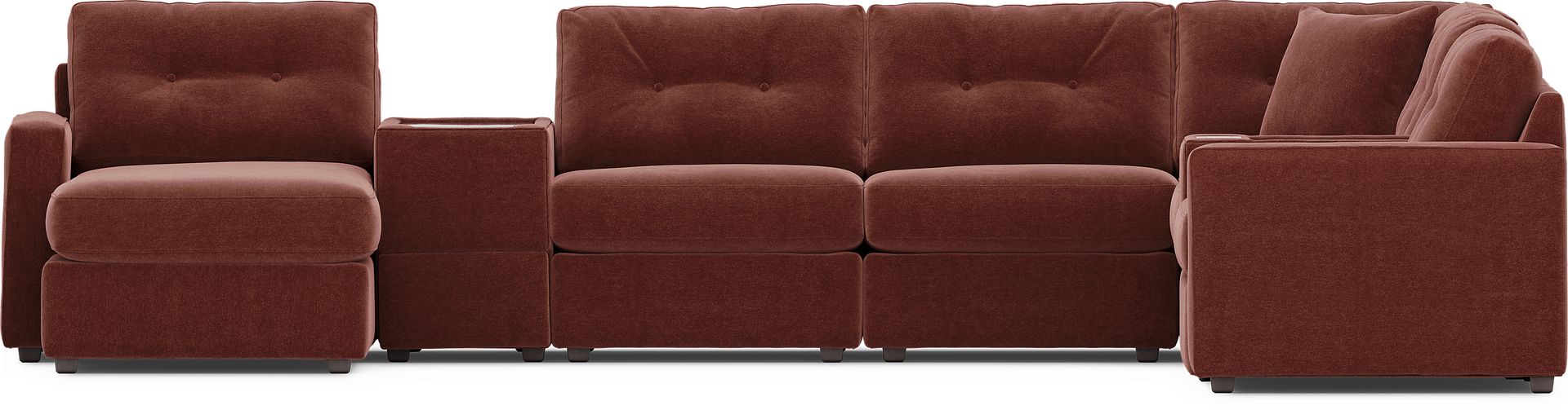 Merlot 8 Pc ModularOne with Media Consoles - Image 3