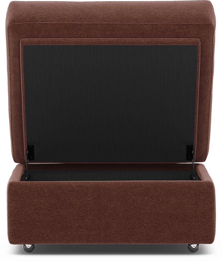 ModularOne Merlot Storage Bumper Ottoman