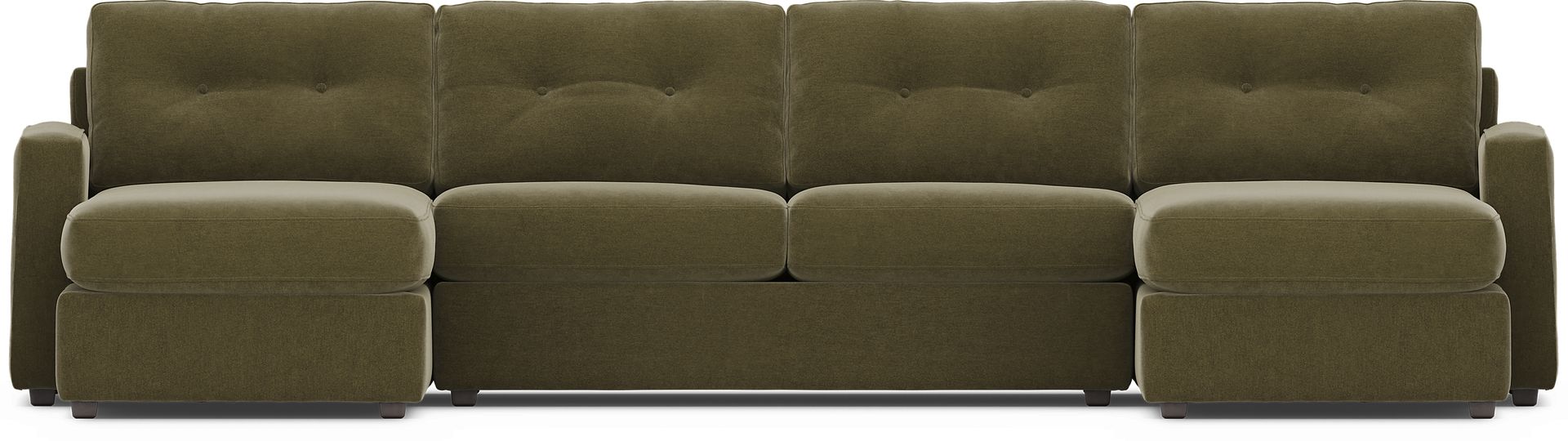Moss 3 Pc ModularOne Gel Foam Sleeper - Image 3