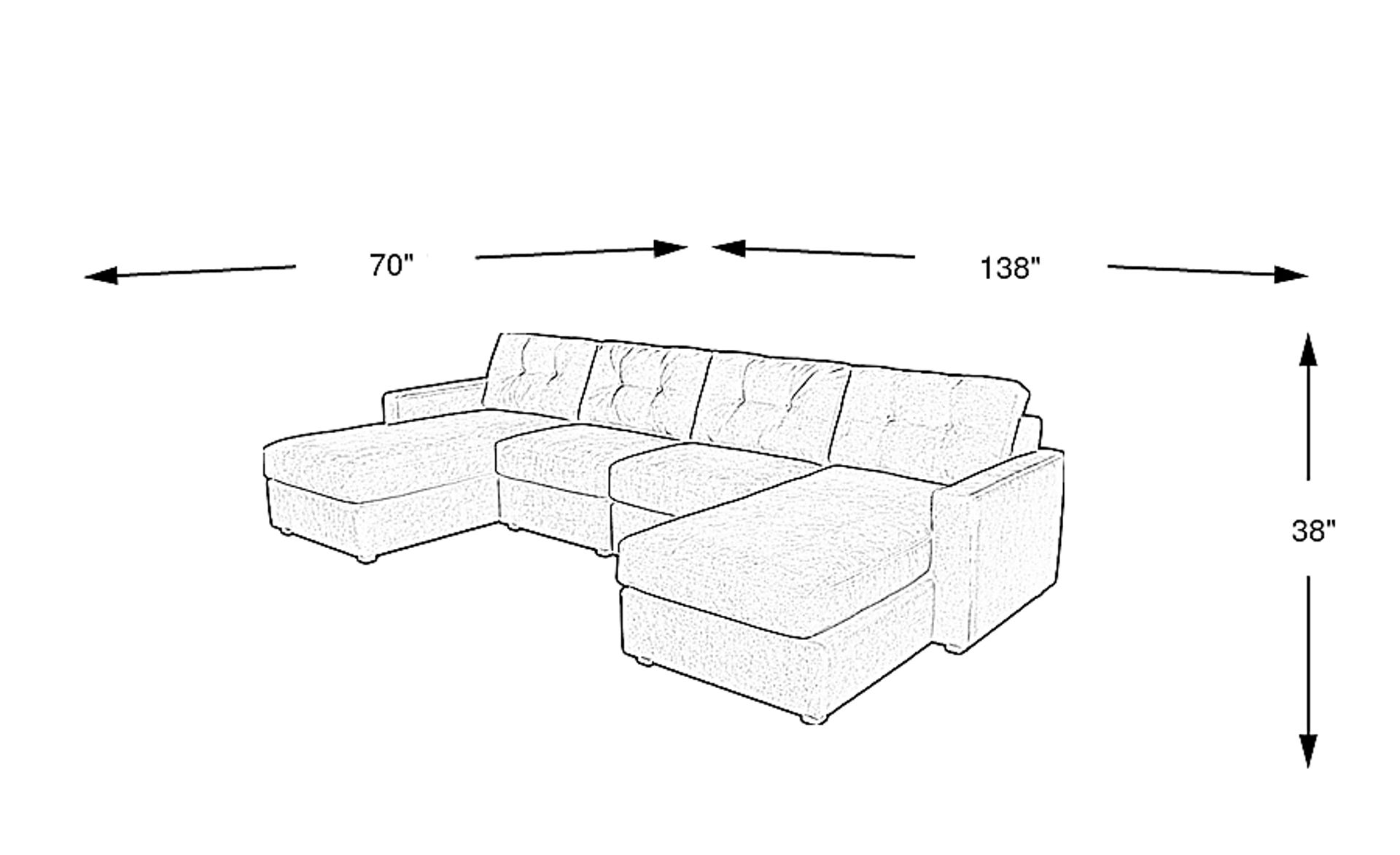 Dimension Image. Please refer to the Dimension Tab on this page for dimension details.