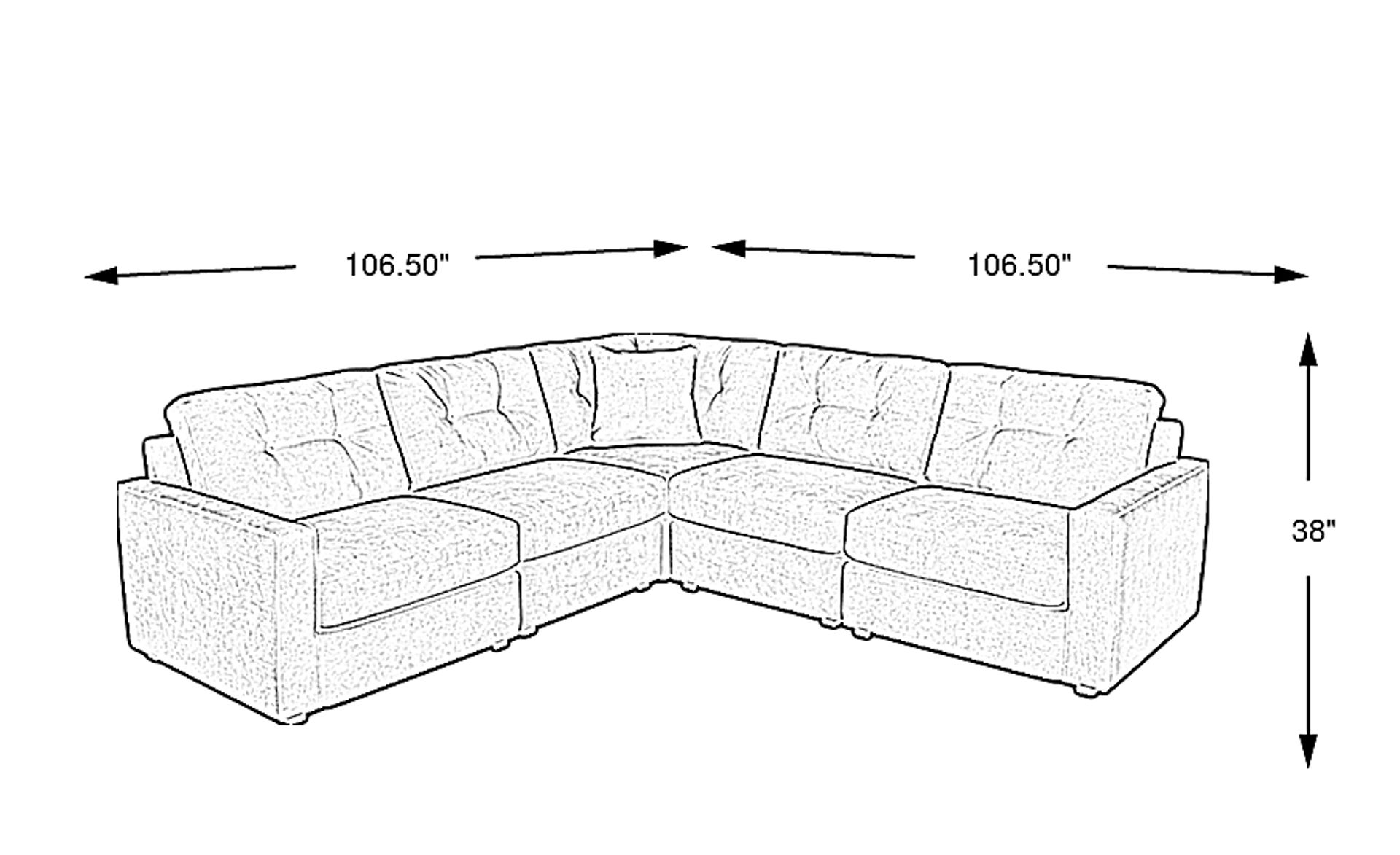 Dimension Image. Please refer to the Dimension Tab on this page for dimension details.
