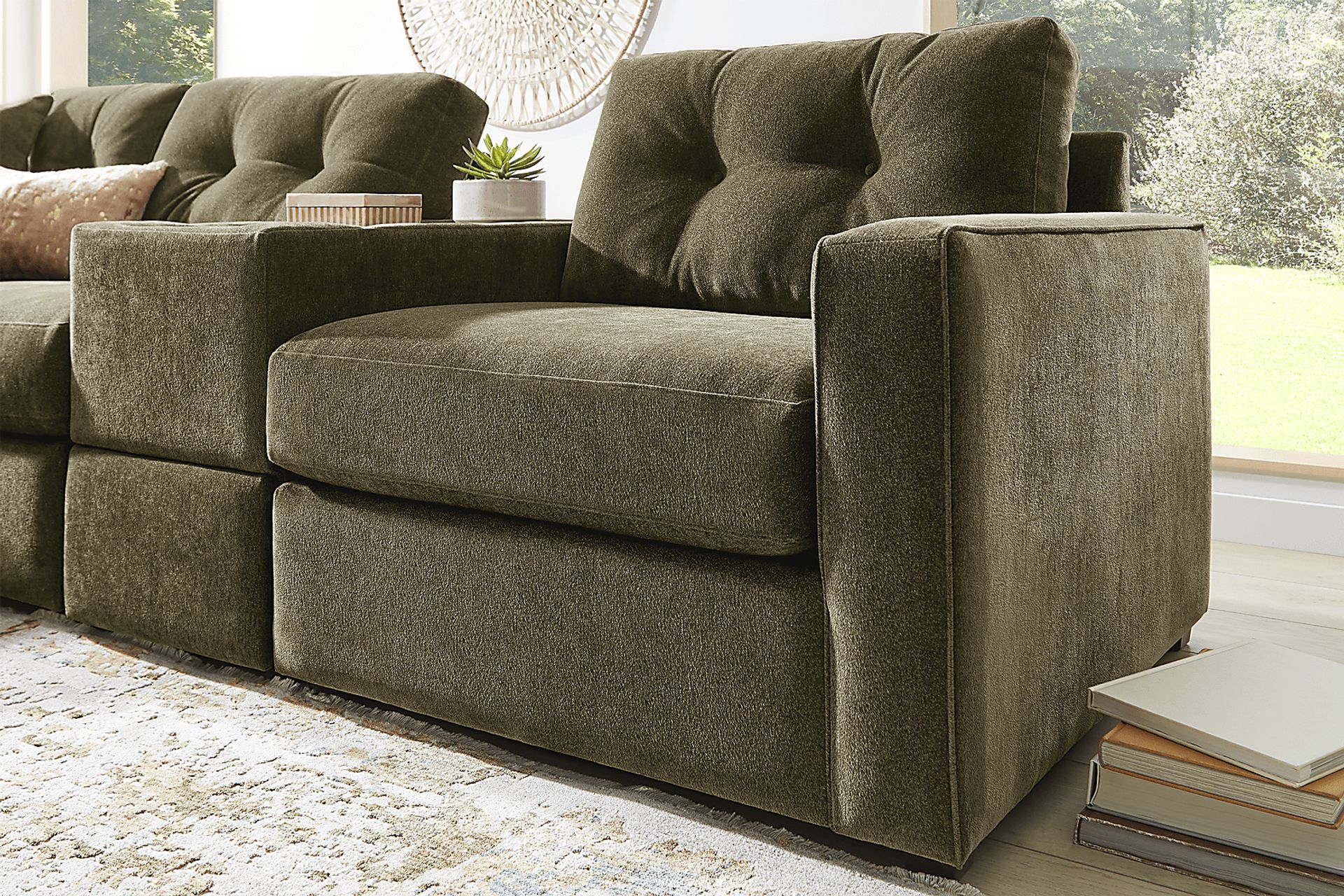 Moss 7 Pc ModularOne Sleeper with Media Consoles - Image 10