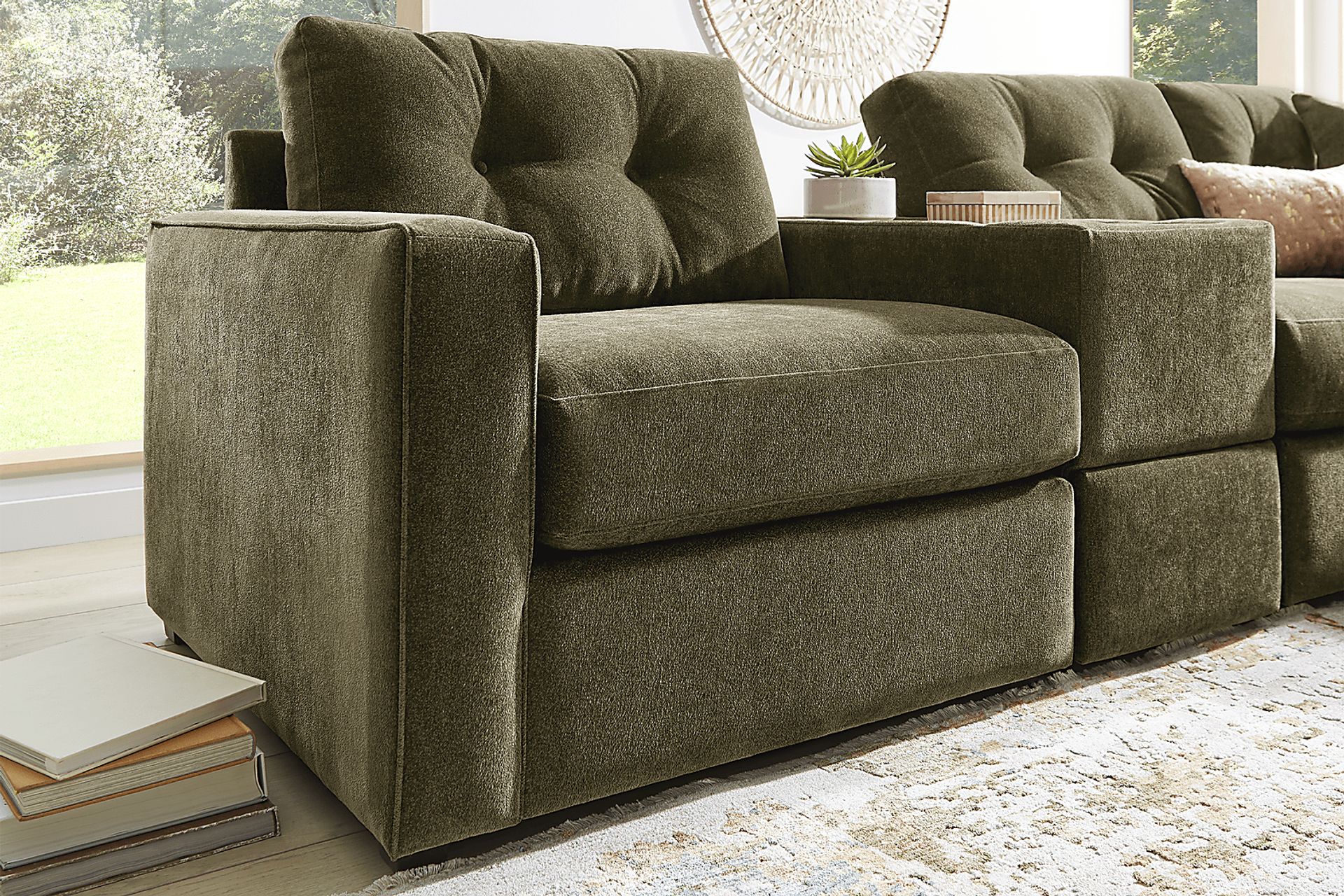 Moss 7 Pc ModularOne Sleeper with Media Consoles - Image 10