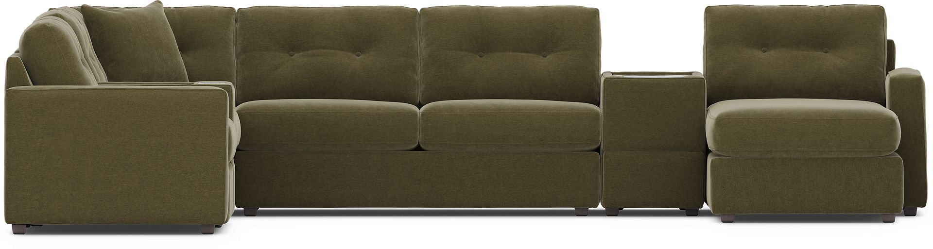 Moss 7 Pc ModularOne Sleeper with Media Consoles - Image 4