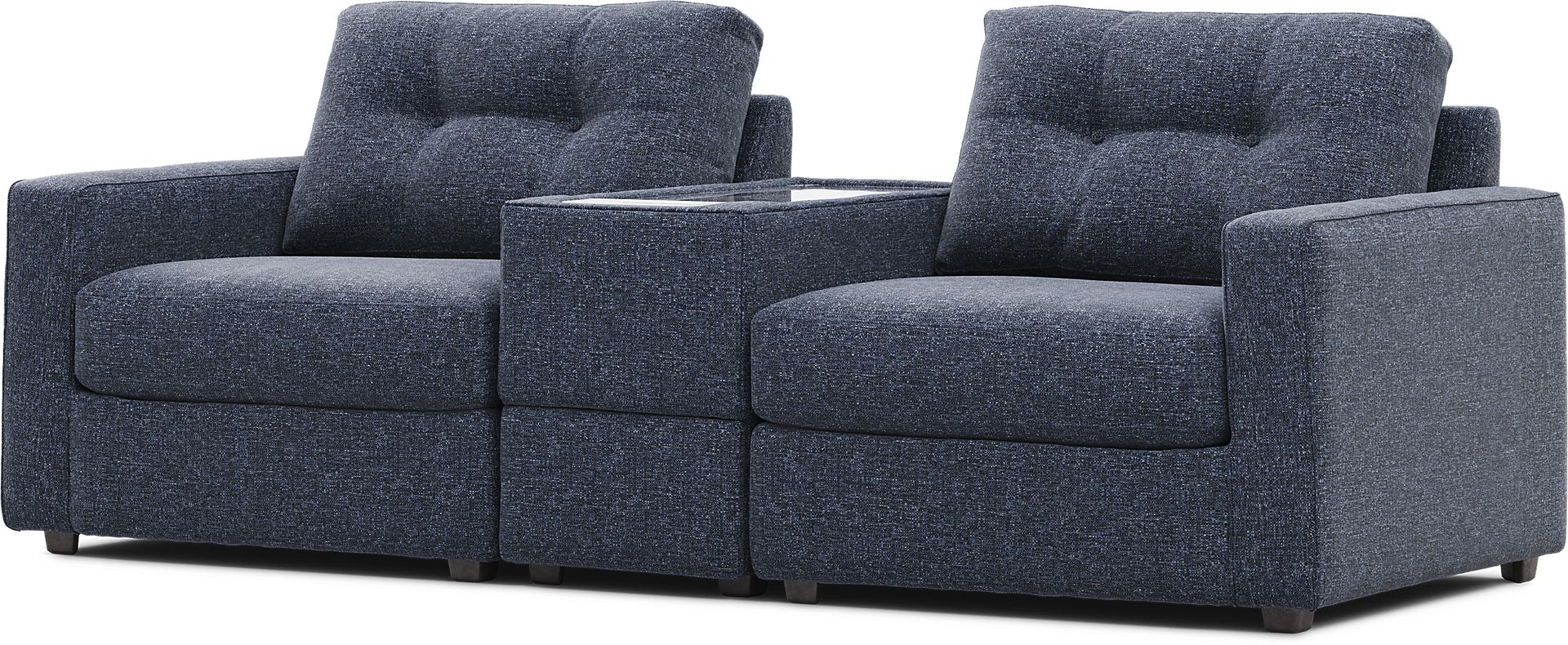 Navy 3 Pc ModularOne with Media Console - Image 1
