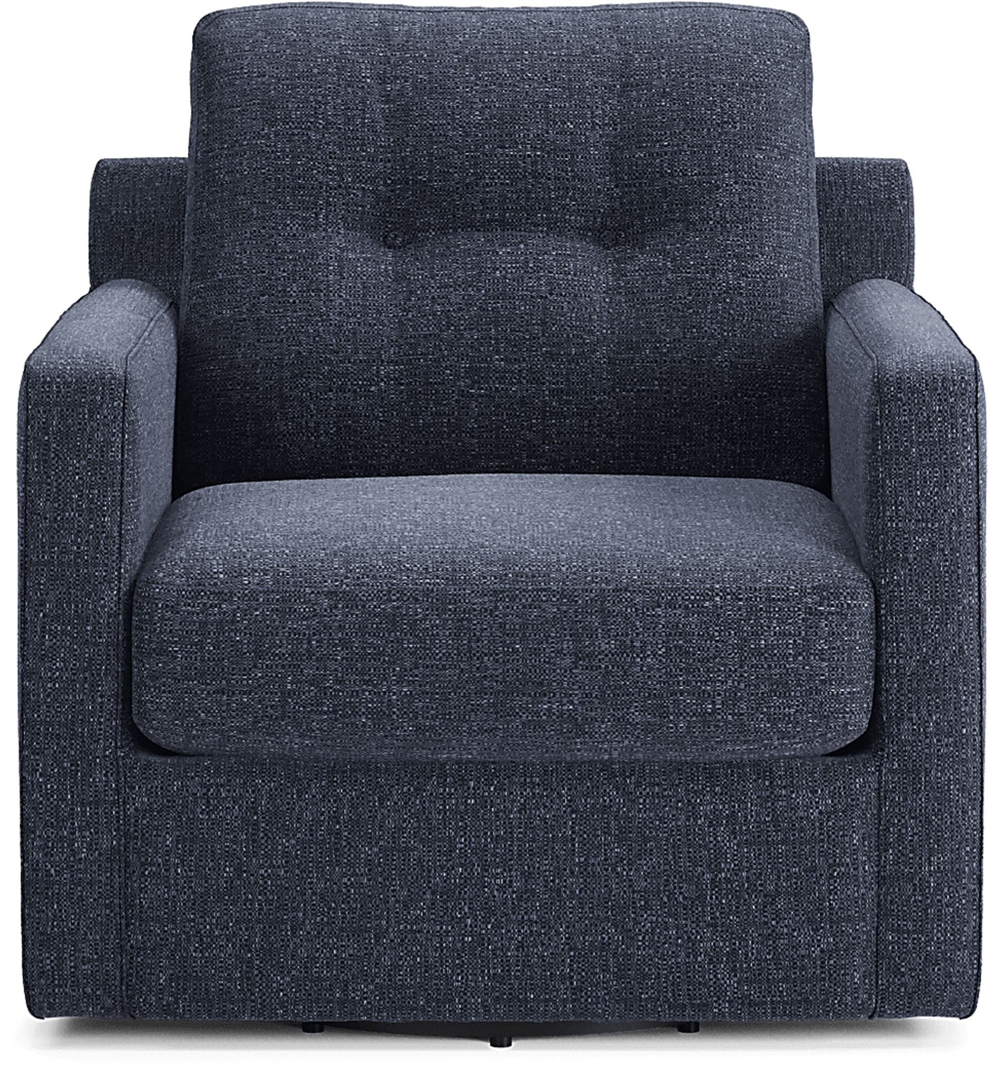 ModularOne Navy Swivel Accent Chair - Image 2