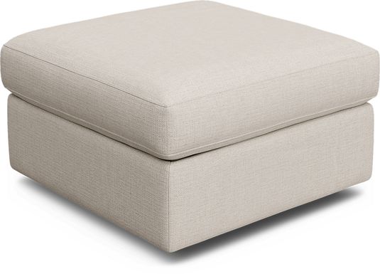 ModularOne Off-White Storage Bumper Ottoman