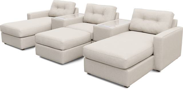 Oyster 6 Pc ModularOne with Media Consoles - Thumbnail - Image 1