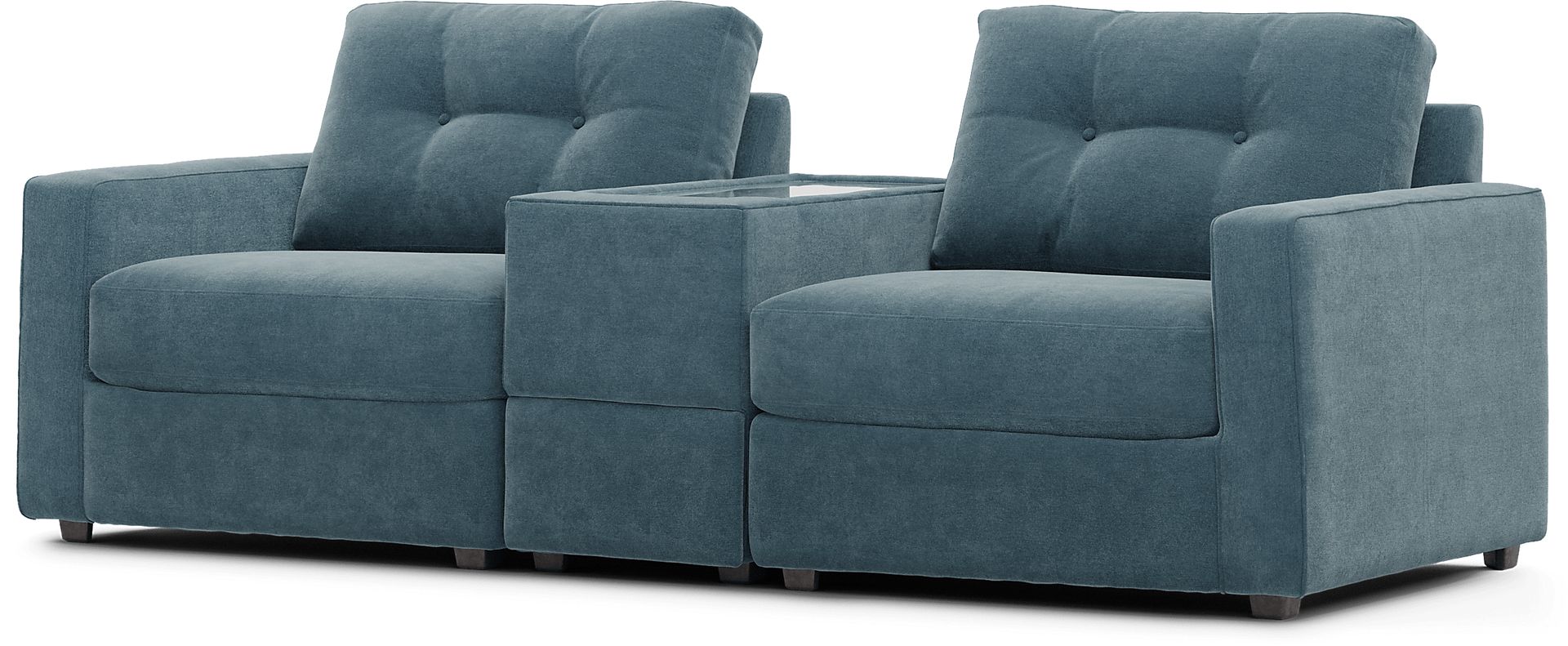 ModularOne Teal 3 Pc Sectional - Image 4