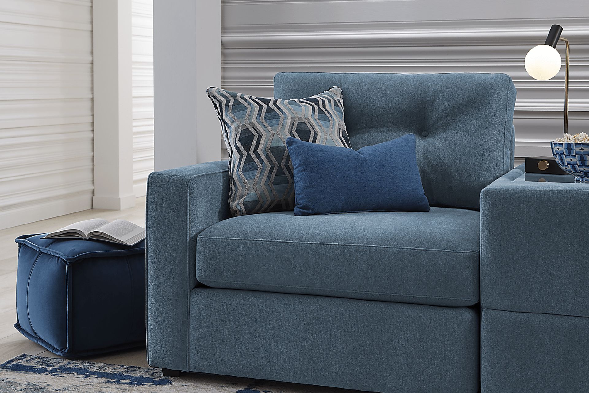 ModularOne Teal 3 Pc Sectional - Image 5