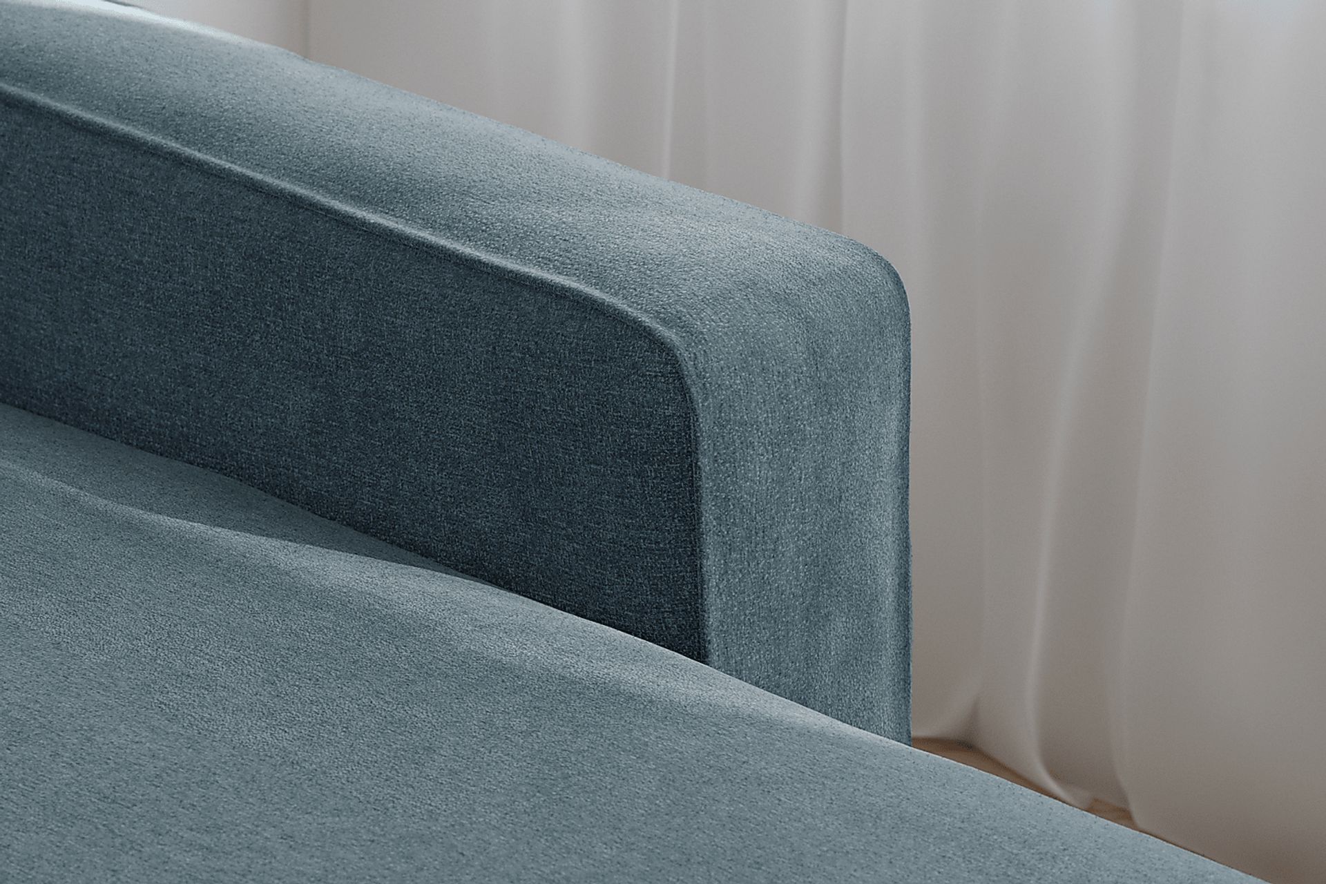 ModularOne Teal 4 Pc Sectional - Image 7
