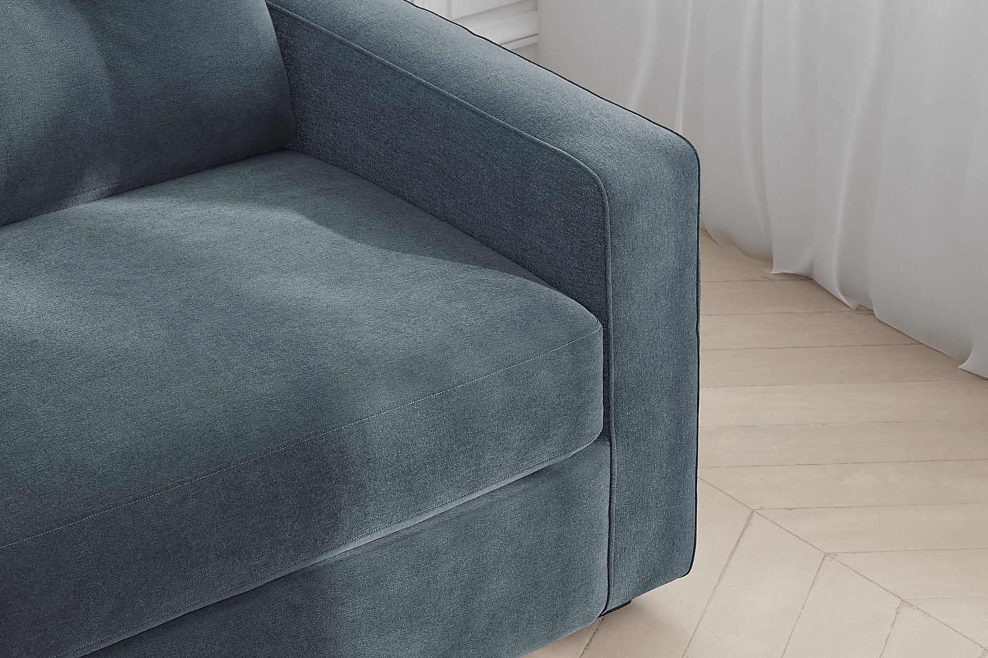 ModularOne Teal 8 Pc Sectional with Media Consoles - Image 7
