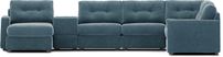 ModularOne Teal 8 Pc Sectional