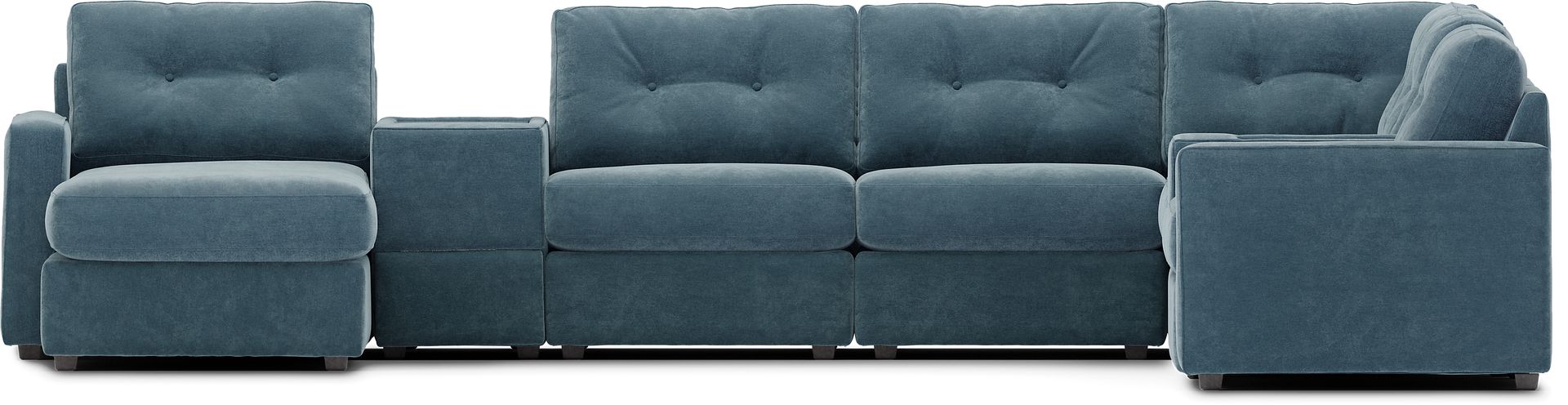 ModularOne Teal 8 Pc Sectional - Image 3