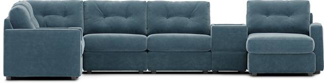 ModularOne Teal 8 Pc Sectional - Thumbnail - Image 3