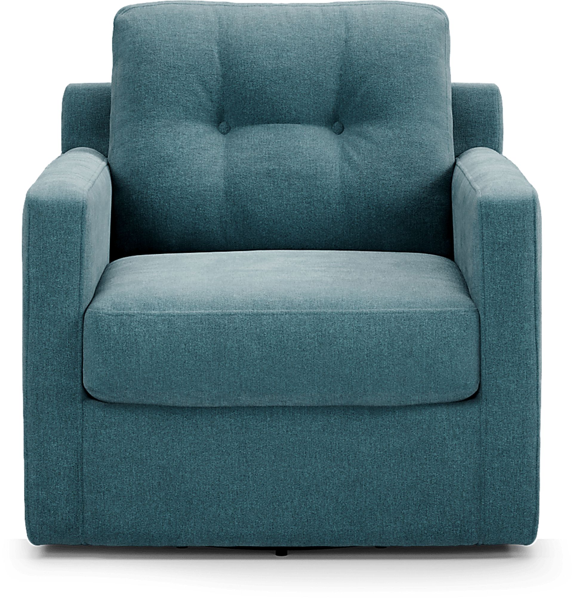 ModularOne Teal Swivel Accent Chair - Image 2