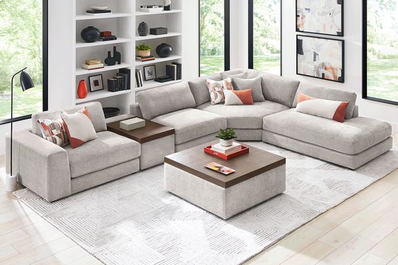 Gray 5 Pc ModularThree